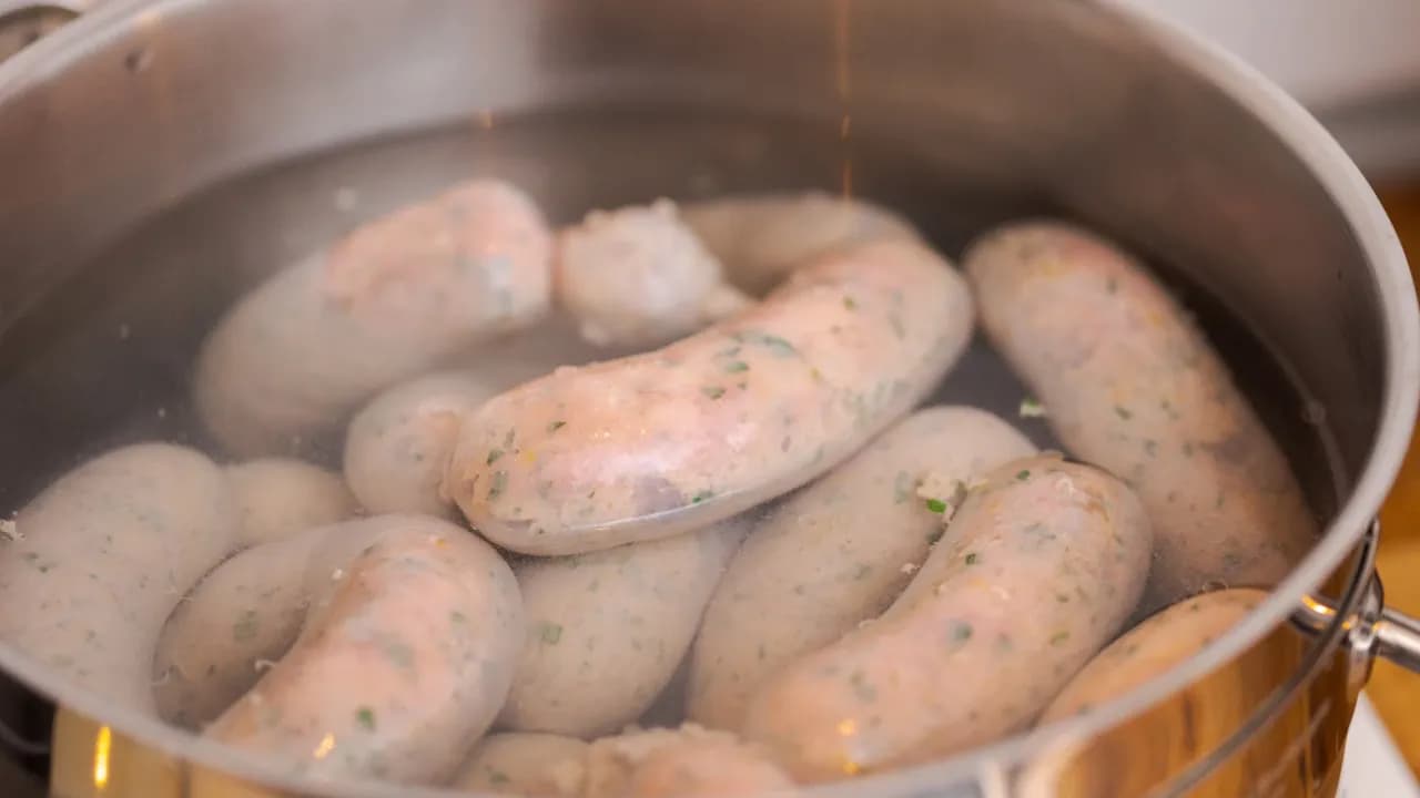 Jak parzyć białą kiełbasę? Idealna, soczysta i bez pęknięć